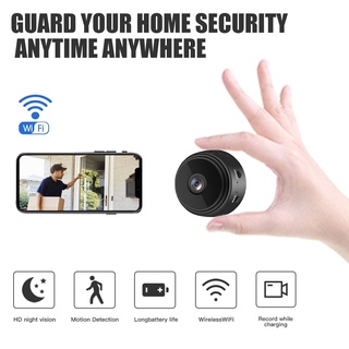 Mini A9 Full HD 1080P/720P Night Vision Camera Escondida Pequeno Sem Fio WIFI Home Security Vigilância Espiã IP Camcorder (8)