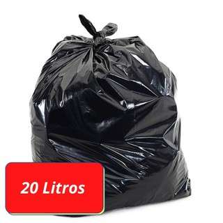 Saco P/lixo 20 litros Cozinha E Banheiro 100 Unidades (1)
