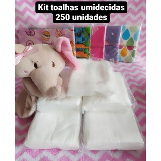 Kit Toalhas umidecidas 250 unidades | toalhinhas para o dia a dia | lenço umidecido - 5 pacotes. REFIL. (2)