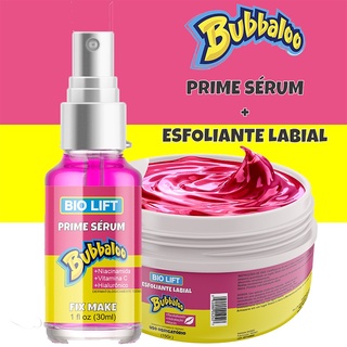 kit Esfoliante babaloo labial + prime serum fixador de maquiagem (1)