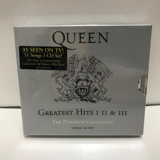 Seleção # em estoque # spot Coleção de discos da Rainha Queen Greatest Hits 3 CD da nova coleção de discos Q