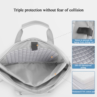 Waterproof laptop bag with detachable shoulder strap for women/men handbag briefcase 13.3 14 15.6 inch (6)