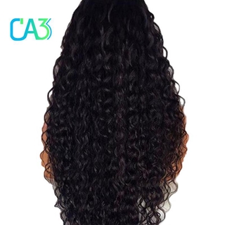 Hot sale Lace Front Human Hair Wigs for Black Women Deep Wave Curly Hd Frontal
