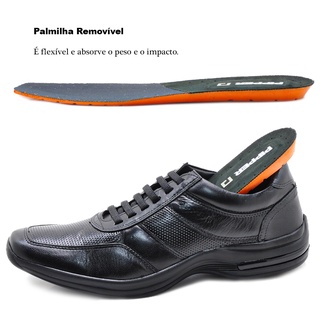 Sapato Masculino em Couro Legítimo AirMove Extra Conforto Pipper Original (1)