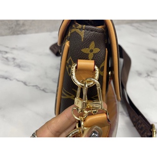 Lv Original Louis Vuitton Saddle Bag Ampla Alça De Ombro Bolsa Feminina Retro Armpit Saco Saco Do Mensageiro Do Ombro Pequeno Saco Saco 2021 Nova Tendência (6)