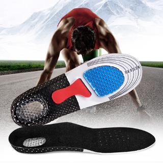 Esporte Correndo Silicone Gel Palmilhas Homens Mulheres Sapatos Único Almofada Ortopédica Massidade Choque arch Suporte