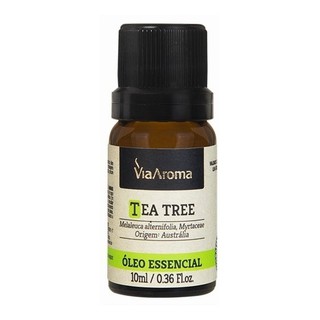 Óleo Essencial Tea Tree Melaleuca 100% Natural Via Aroma