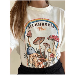 Camiseta Cogumelos Fest - Escolha a cor (1)