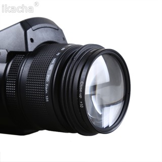 Ikacha Macro Close Up Filtro De Lente + 1 + 2 + 4 + Kit Filtro 10 49 52 55 58 62 67 72 77 82mm Para Canon Para Nikon Câmera Sony (2)