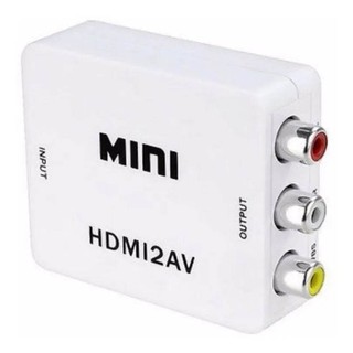 Mini Adaptador Conversor De Hdmi Para Video Composto Rca 2av (1)