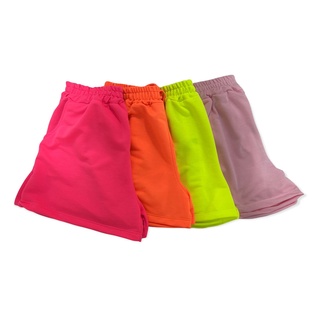 Kit 2 shorts moletom feminino cintura alta promoção atacado 2pcs (7)