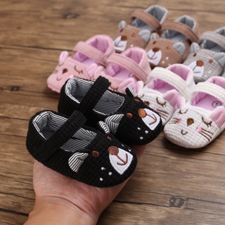 Sapatos Anti-Derrapantes Com Fivela Para Bebês De 0-18 Meses
