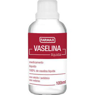 Vaselina Líquida 100ml - Farmax