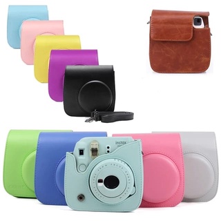 Bolsa Capa Case Para Câmera Polaroid Instax Mini 8 E 9 Com Alça De Ombro