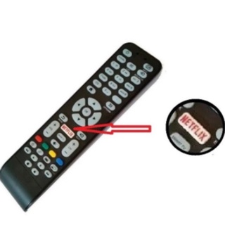 Controle Tv Smartv Aoc com Netflix + Pilhas Gratis Televisao