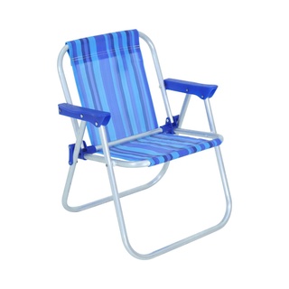 Cadeira Infantil Alumínio Bel cadeira de praia infantil azul