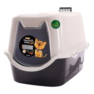 Banheiro Fechado Sanitário Toalete Fechado Caixa de Areia para Gatos W/C Duracats Pet (1)