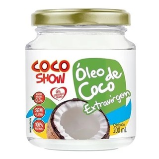 Oleo de coco Extra Virgem 200ml Coco Show
