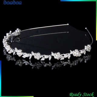 Princess Wedding Bridal Prom Crystal Diamante HairBands Headband Veil Tiara (1)