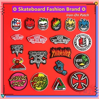 1 Peça Adesivo De Ferro Para Costurar Em Emblemas DIY Skate/Coleção Da Marca (1)