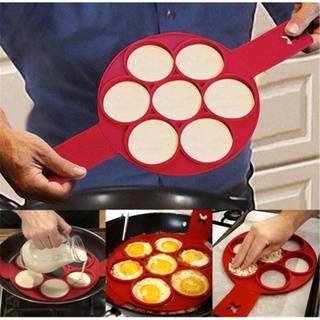 Forma De Silicone Para Panquecas ou Ovos Waffle Omeletes Antiaderente Multifuncional