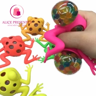 Squishy Fidget Toy OrbisBola Anti Stress Sensorial Sapo Sapinho Bola Fidget Squishy Ansiedade Slime alicepresentes!
