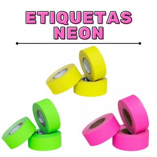 Etiqueta Neon, colorida (1cor) "Escolha" 1.000un. cada