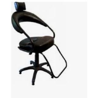 Cadeira salão beleza barbeiro cabeleireiro cor preta