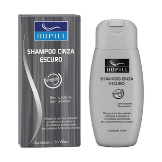 Shampoo Cinza Escuro 120ml - Nupill 01un