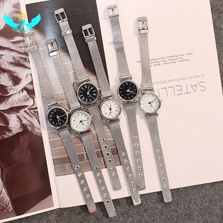 Relógios Femininos De Quartzo Retro, Relógios De Estudantes Femininos Simples Redondos E Pequenos Relógios Hs