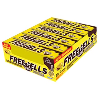 Display Freegels - 12x27,6g - Maracujá com chocolate