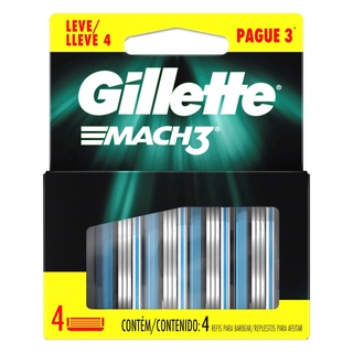 Carga Gillette Mach3 Leve 4 Pague 3