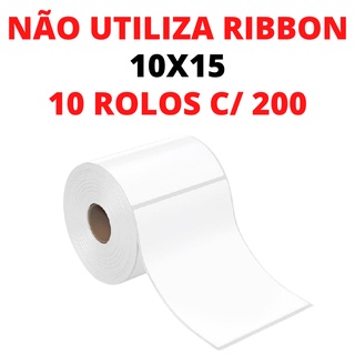 Etiqueta Térmica 10 x 15 Não Usa Ribbon Shopee Mercado Livre 10 Rolos