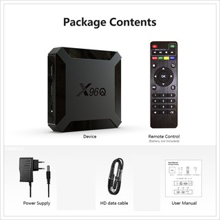 Original X96Q TV Box 2GB 16GB H313 Quad Android10.0 2.4G Wifi 4K Smart Box Media Player (9)