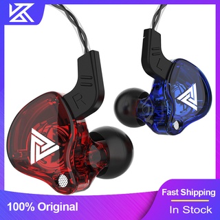 Fone Original Qkz Ak6 AK6-X upgrade In-Ear Para Retorno De Palco Fone De Ouvido Intra-Auricular Dynamic Com Microfone Com Bass com embalagem