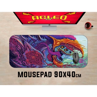 Mouse Pad Gamer Hyper Beast Counter Strike csgo Extra Grande 90x40 Pronta Entrega Personalizado hyperbeast mousepad 900x400