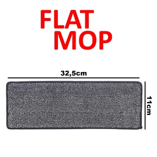 Refil De Microfibra Unitário Para Flat Mop Reutilizável Universal (7)