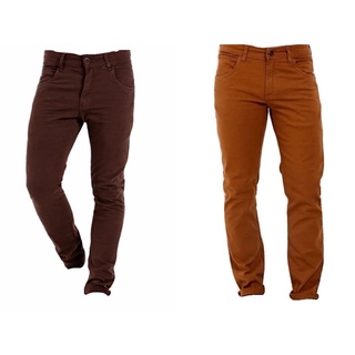 calça sarja jeans masculino com Lycra colorido