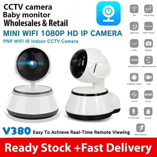 V380 Wifi Cctv Câmera Ip Home Security Vigilância De Vídeo De Rede Noite Inteligente Indoor Monitor Do Bebê Sem Fio V380