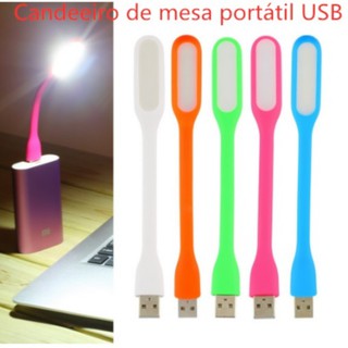 Luminária Ria De Mesa Porta Til Usb Flex Vel Para Laptop / Desktop (1)
