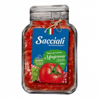 Molho De Tomate Manjerona Sachê 300g Sacciali (1)