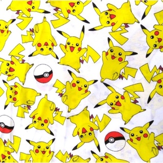 Tecido Tricoline Pokémon Pikachu 50 x 75 (1)