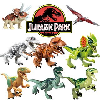 Brinquedo de montar de dinossauro mundo jurássico