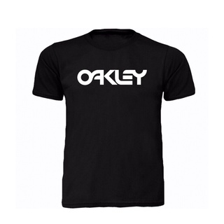 Camiseta Oakley escrito - Camisa Oakley - 100%Algodão