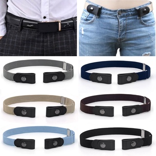 Cintos elásticos sem fivelas masculinos cinturão invisível para jeans sem banda de abotoa