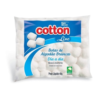 Bolas de Algodão Cotton - BRANCAS