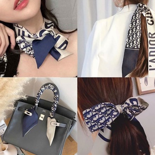 Fashion Women Ladies Charm Twilly Silk Ribbon Scarf Handbag Handle Decoration