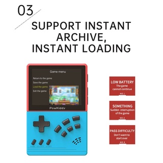 【10000+ Games】POWKIDDY V2 Pocket Retro Game Console Support 10+ Simulators Handheld Game Player Kids Gift (8)
