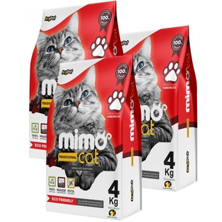 Areia Para Gatos Mimo Cat Granulado Trad Eco Friendly 4kg