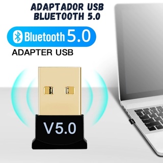 Adaptador USB Bluetooth 5.0 Dongle Receptor Adapter Sem Fio Bluetooth Para Pc